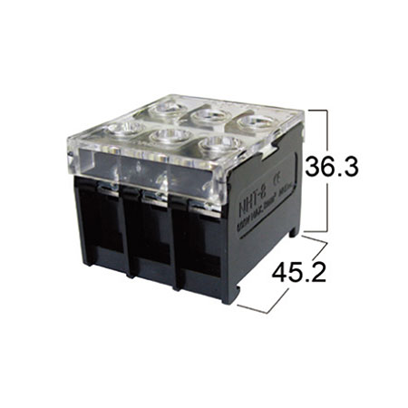 Din Rail Mount Terminal Block - NHT-8